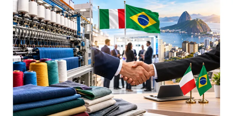 Italian Textile and Machinery Companies to Explore Business Opportunities in Brazil at Two Workshops